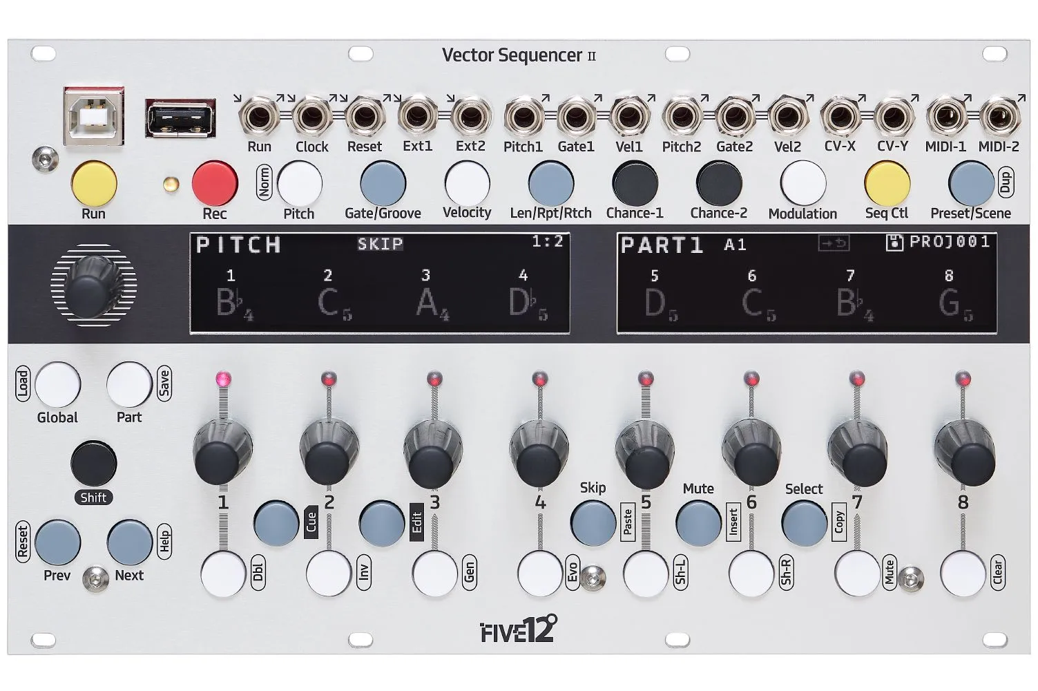 Five12 -Five12 - Vector Sequencer MkII (Silver) 230586_1