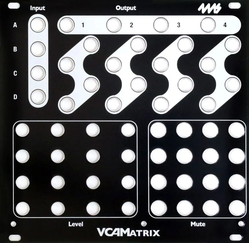 4ms Company-4ms VCAM Faceplate Black 210121_1