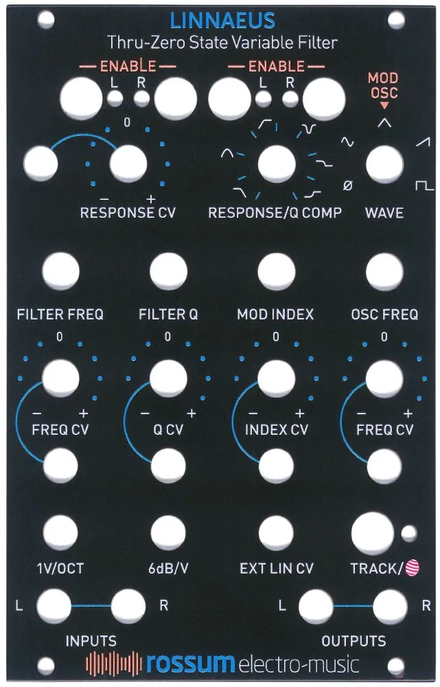 Rossum Electro-Music -Rossum Electro-Music - Linnaeus front panel black 240293_1