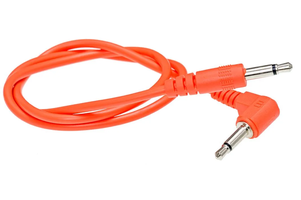 Doepfer Musikelektronik GmbH-Doepfer Patch-Kabel 50cm mit Winkel (orange) 120039_1