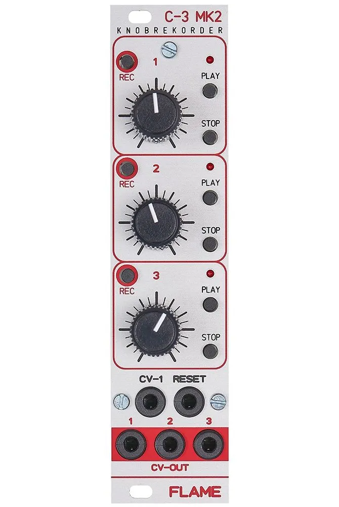 Flame-Flame - C-3 MkII Knob Recorder (Silver) 190280_1