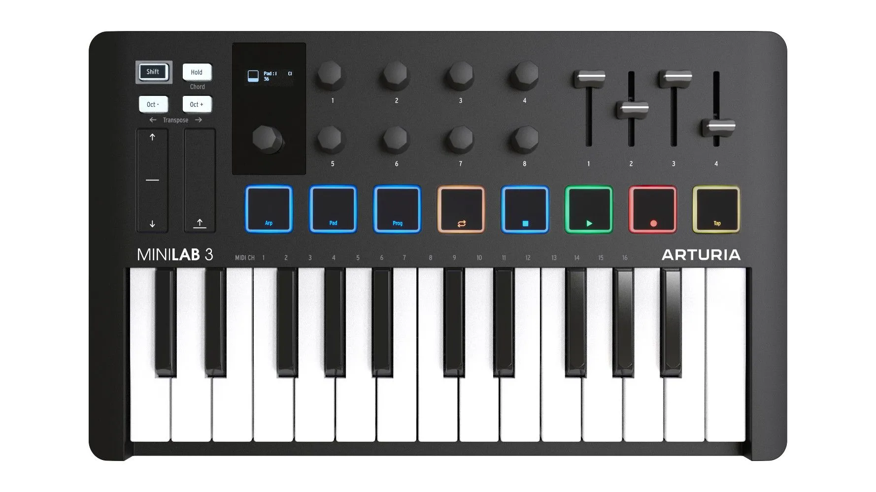 Arturia-Arturia - MiniLab 3 Black 251671_1