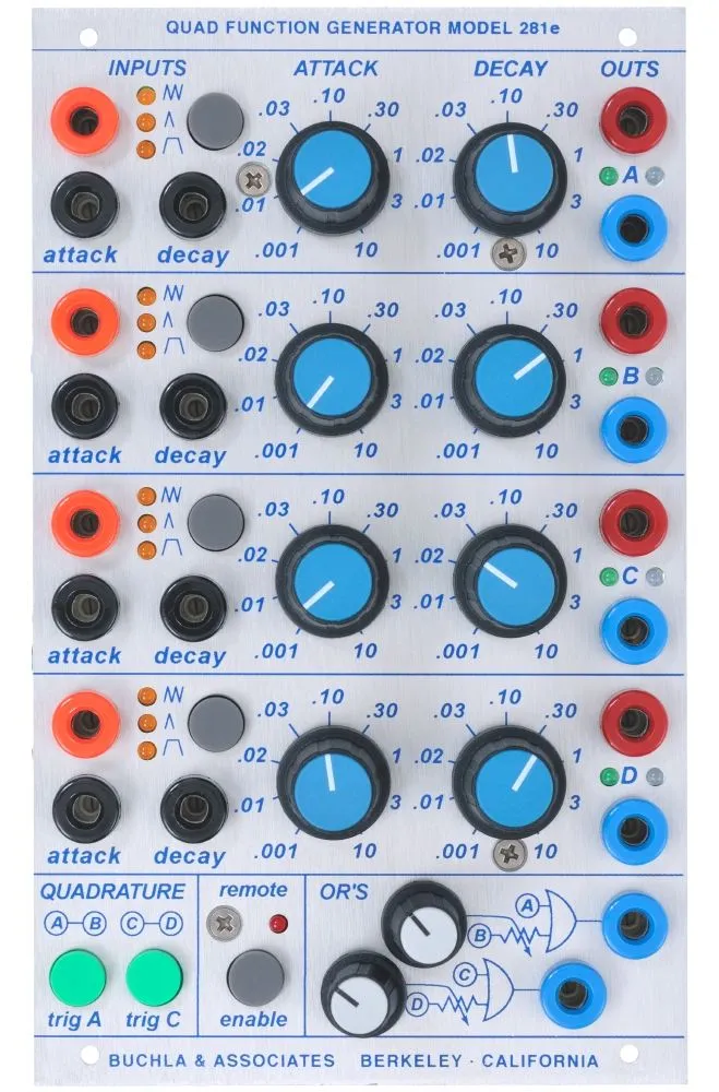 Buchla U.S.A.-Buchla - 281e Quad Function Generator 190098_1
