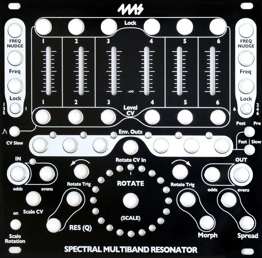 4ms Company-4ms SMR Faceplate Black 210122_1