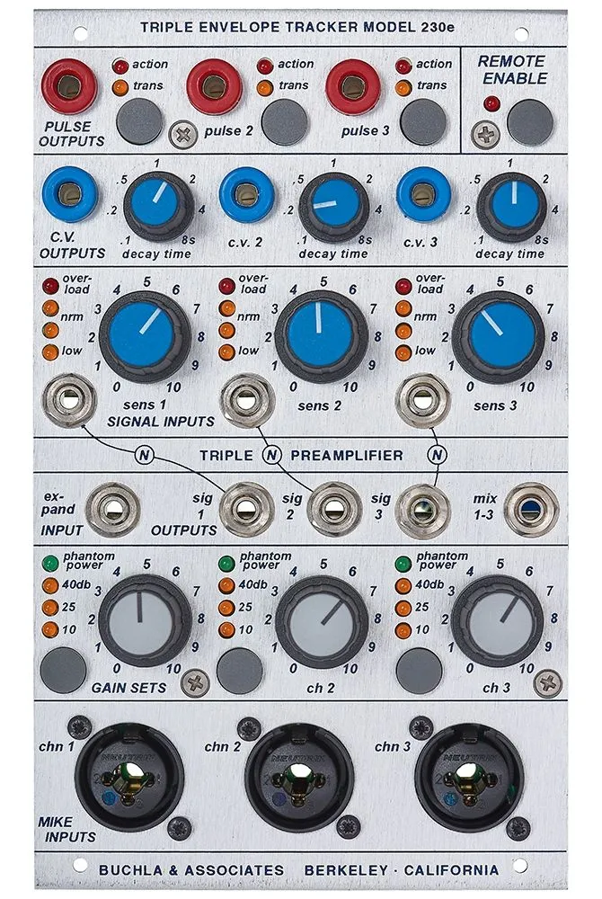Buchla U.S.A.-Buchla - 230e Triple Envelope Tracker / Preamplifier 190087_1