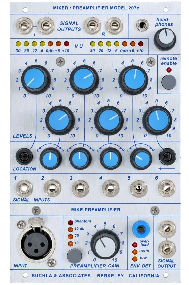 Buchla U.S.A.-Buchla - 207e Mixer/ Preamplifier 190082_1