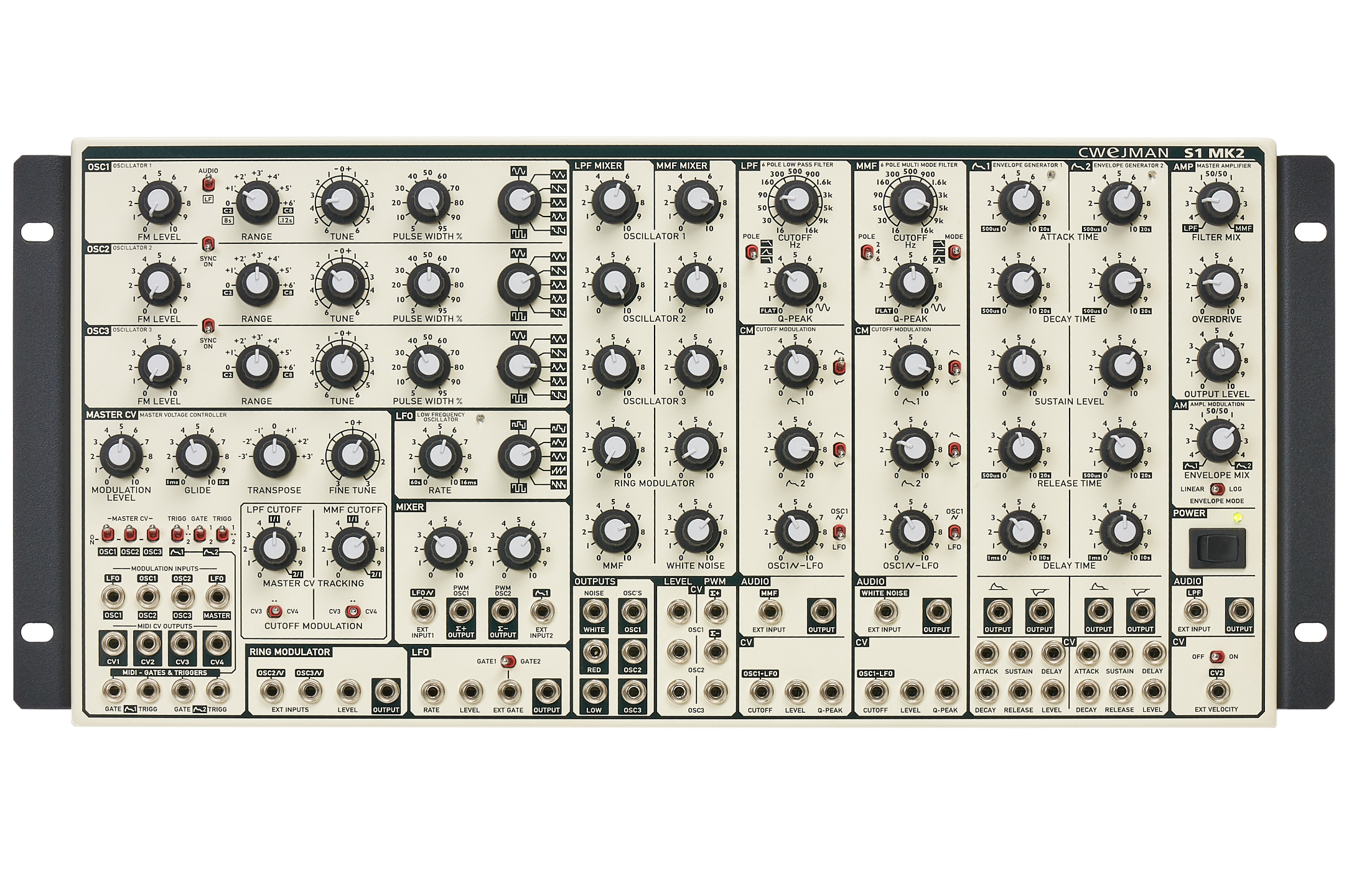S1 Mk2 Analog Synth (eggshell white)